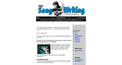 Desktop Screenshot of easy-song-writing.com